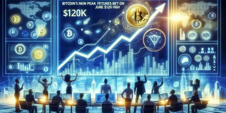 Bitcoin rumo a novo recorde? Mercados futuros apostam em alta de US$ 120 mil em junho