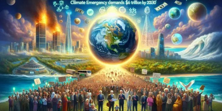 Emergência climática exigirá cerca de US$ 6 trilhões até 2030