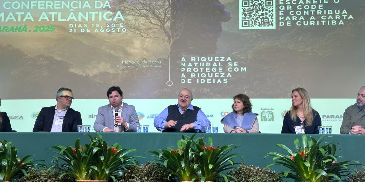 Crédito de biodiversidade do Paraná é destaque na Conferência da Mata Atlântica